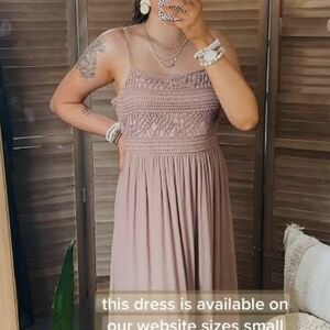 Blu Ivy Lace Detail Maxi S NWT